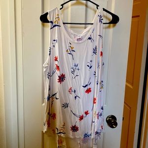 Old Navy Luxe XL floral tank